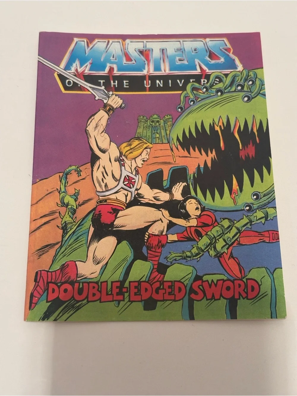 Vintage 1983 Mattel Masters of the Universe MOTU Double Edged Sword Mini Comic